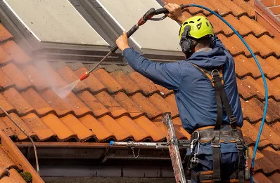 Démoussage et hydrofuge de toiture à Frespech